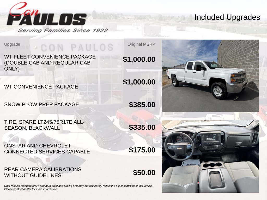 Used 2019 Chevrolet Silverado 2500 W/T w/ WT Convenience Package AWD/4WD image 4