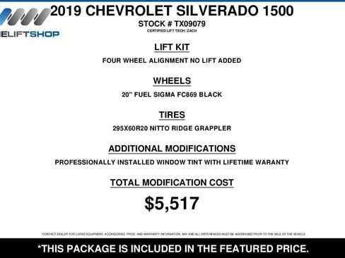 Used 2019 Chevrolet Silverado 1500 LT Trail Boss image 2