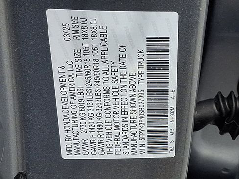 New 2025 Honda Ridgeline RTL+ image 18