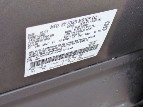 Used 2016 Ford Explorer Sport w/ Equipment Group 401A image 39