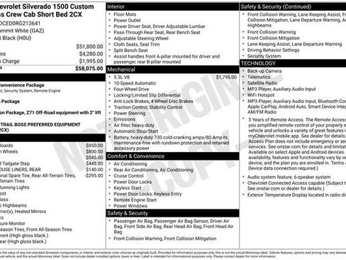 Used 2024 Chevrolet Silverado 1500 Custom Trail Boss AWD/4WD image 11