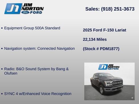 Used 2025 Ford F150 Lariat AWD/4WD image 8