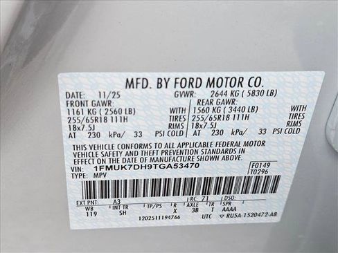 New 2026 Ford Explorer Active w/ Active Comfort Package RWD image 18
