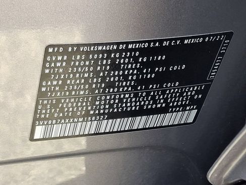 Used 2022 Volkswagen Tiguan SE R-Line AWD/4WD image 27