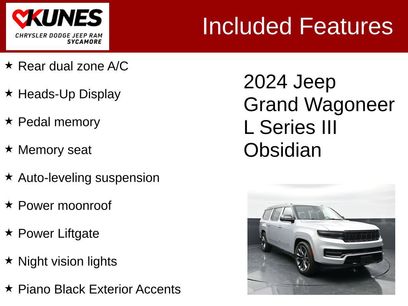 Used 2024 Jeep Grand Wagoneer L Series III w/ Quick Order Packagew 28T