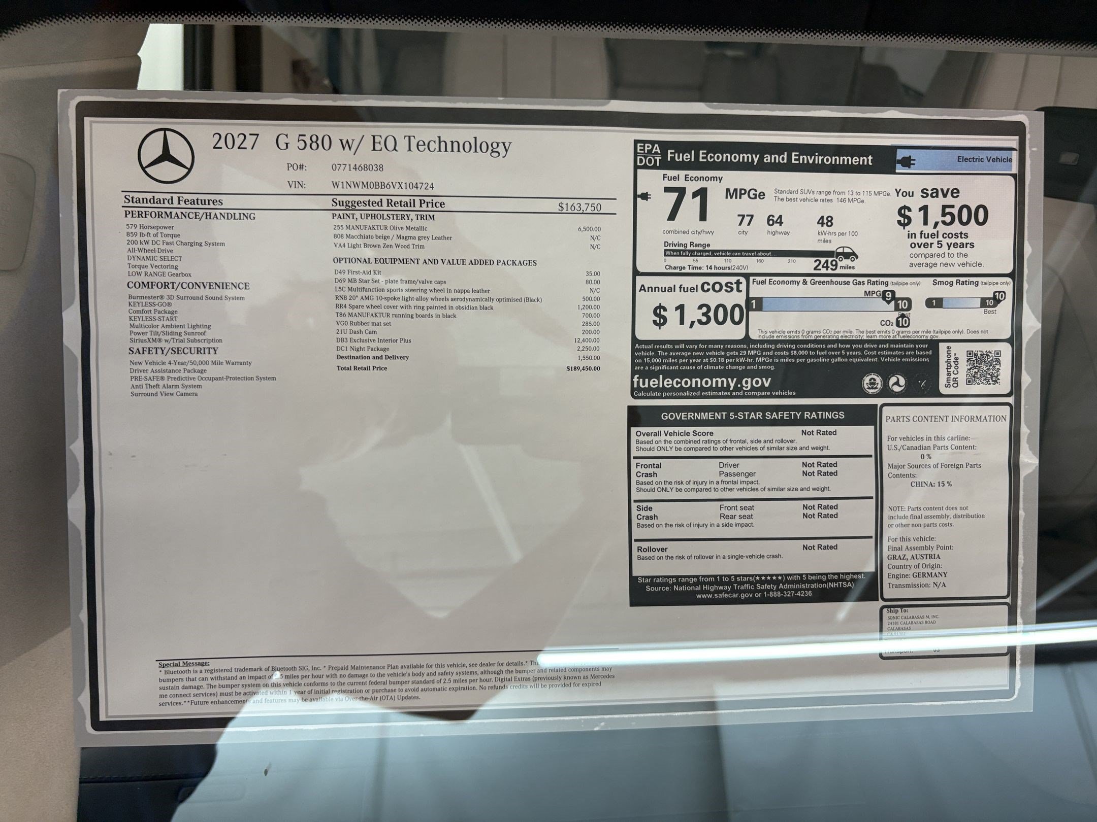 New 2027 Mercedes-Benz G 580 e image 31