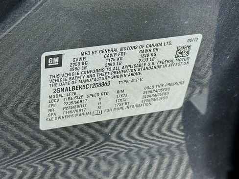 Used 2012 Chevrolet Equinox LS w/ LPO, Protection Package image 27