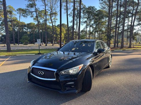 Used 2015 INFINITI Q50 Premium 4dr Sedan w/ Navigation Package image 1