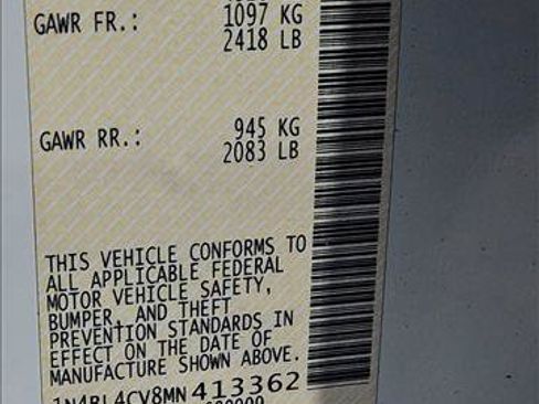 Used 2021 Nissan Altima 2.5 SR w/ SR Premium Package FWD image 15