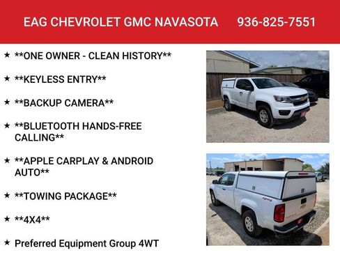 Used 2019 Chevrolet Colorado W/T w/ WT Convenience Package AWD/4WD image 4