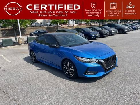 Certified 2021 Nissan Sentra SR w/ Trunk Package FWD image 1
