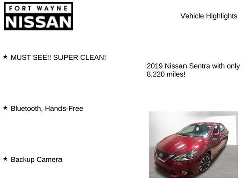 Used 2019 Nissan Sentra SR w/ Premium Package (SR) image 7