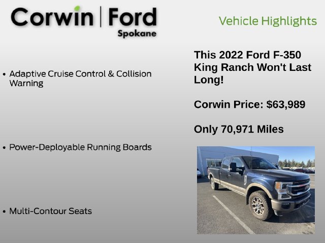 Used 2022 Ford F350 King Ranch w/ King Ranch Ultimate Package AWD/4WD image 18