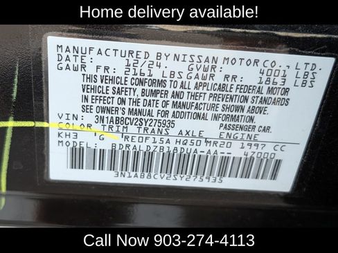 Used 2025 Nissan Sentra SV FWD image 34
