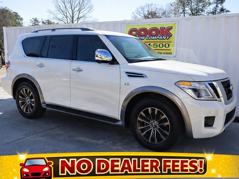 Used 2017 Nissan Armada Platinum w/ Captain Seat Package image 2