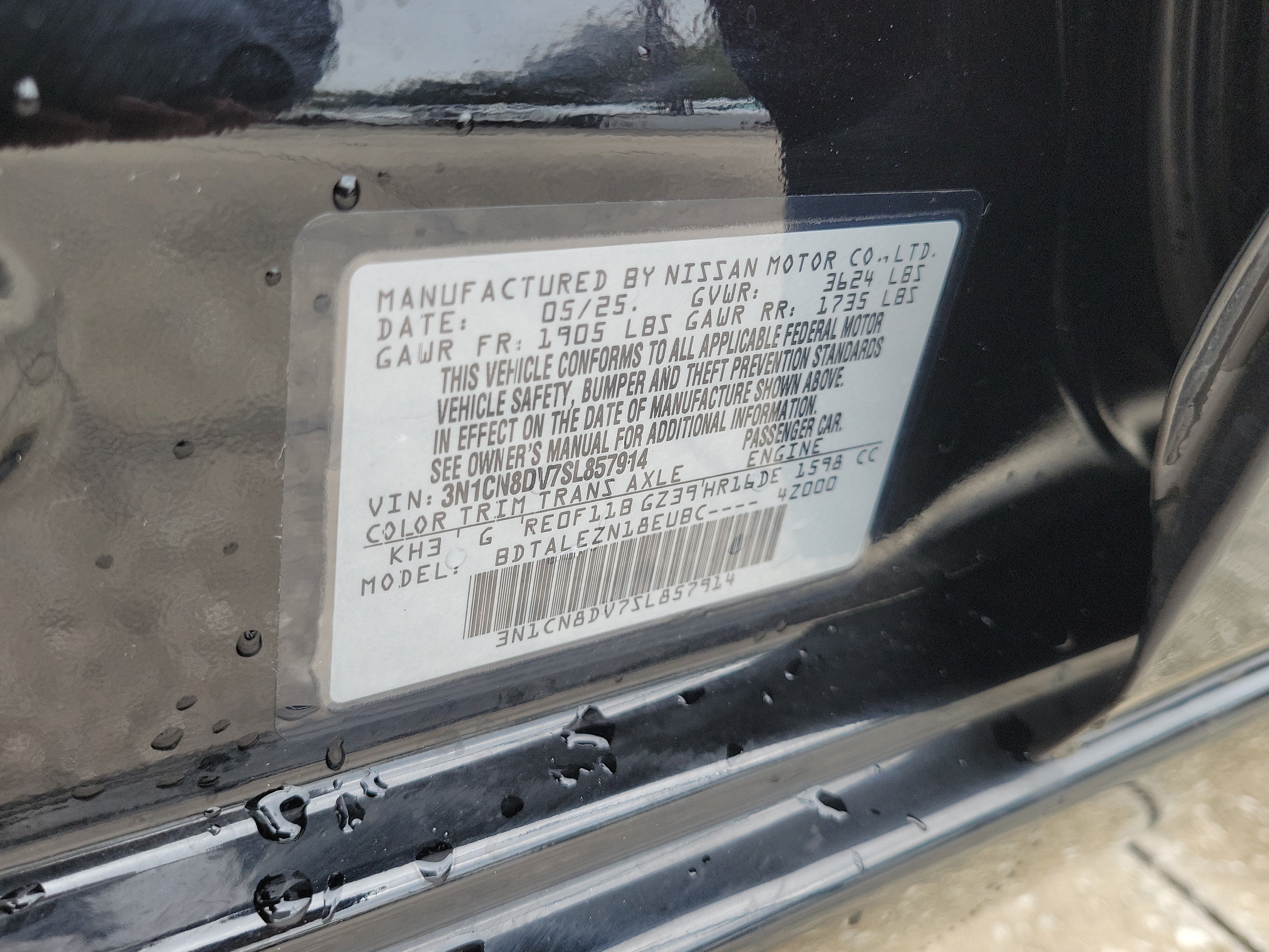 Certified 2025 Nissan Versa S w/ S Plus Package FWD image 30