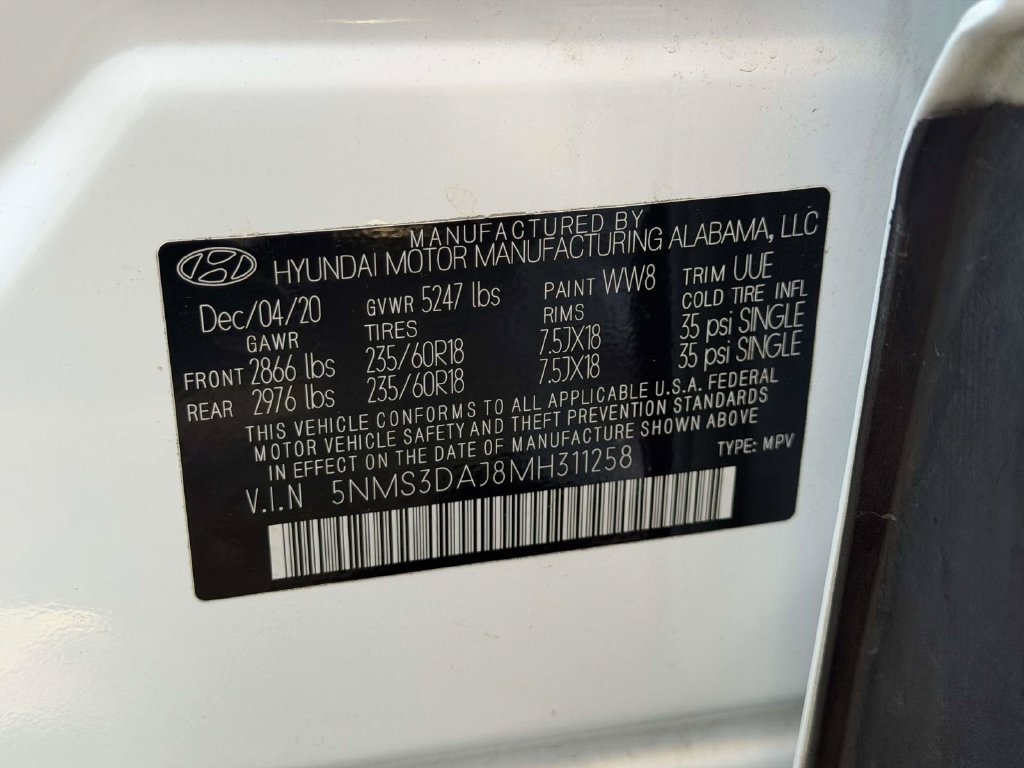 Used 2021 Hyundai Santa Fe SEL w/ Convenience + Premium Package AWD/4WD image 19