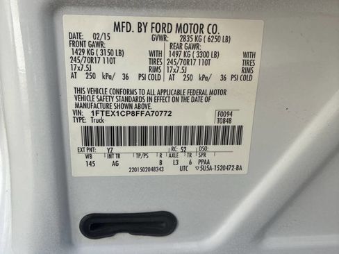 Used 2015 Ford F150 XL w/ Equipment Group 101A Mid RWD image 28