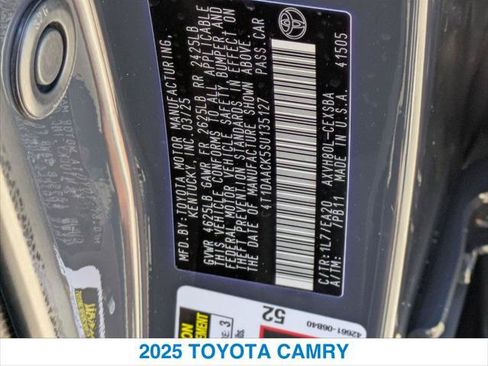 Used 2025 Toyota Camry SE w/ Multimedia Upgrade Package FWD image 26