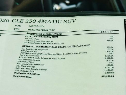 New 2026 Mercedes-Benz GLE 350 4MATIC image 18