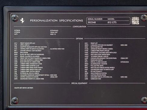Used 2023 Ferrari 812 GTS RWD image 2