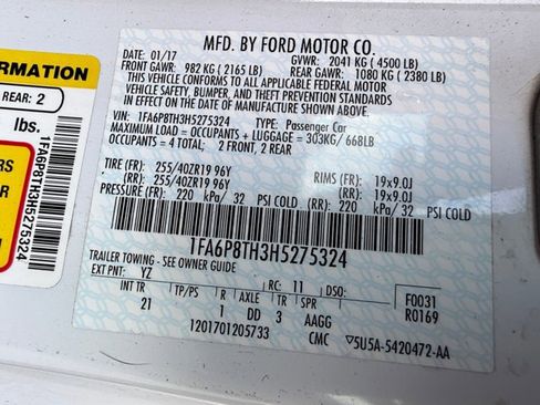 Used 2017 Ford Mustang Coupe w/ Ecoboost Performance Package image 31