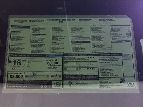 Used 2025 Chevrolet Silverado 1500 RST w/ RST All Star Premium Package image 20