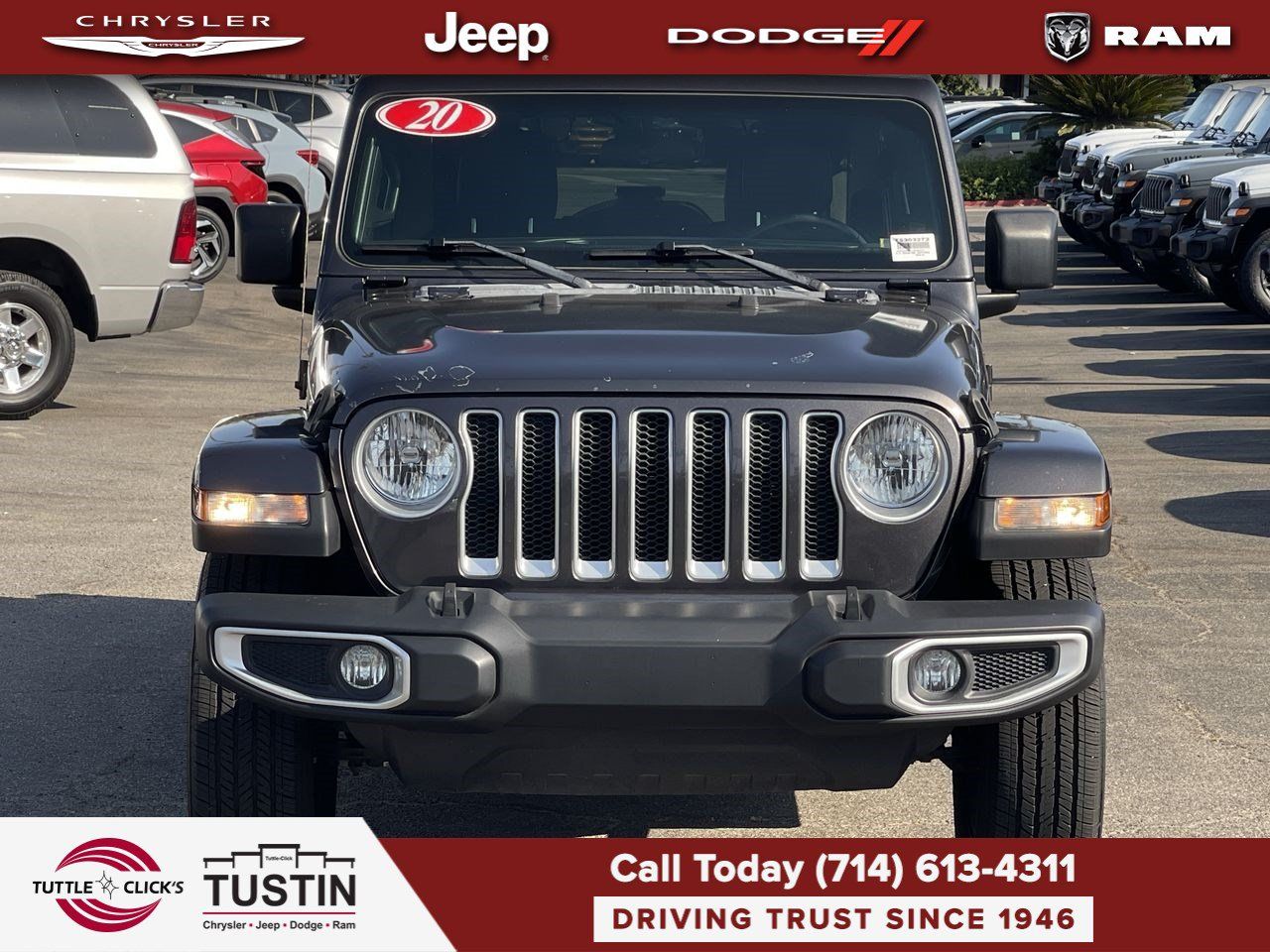 Used 2020 Jeep Wrangler Unlimited Sahara AWD/4WD image 2