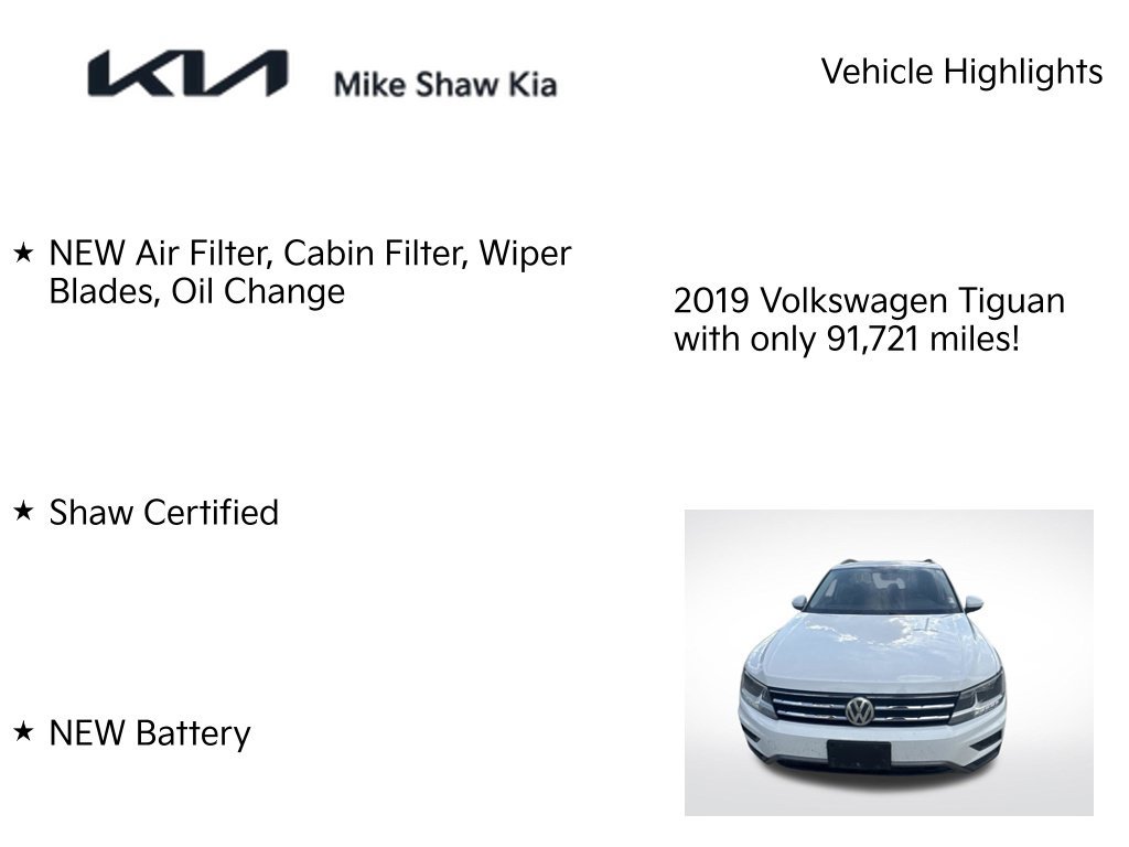 Used 2019 Volkswagen Tiguan SE FWD image 6