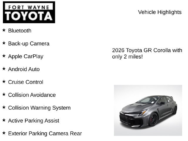 New 2026 Toyota Corolla GR AWD/4WD image 7