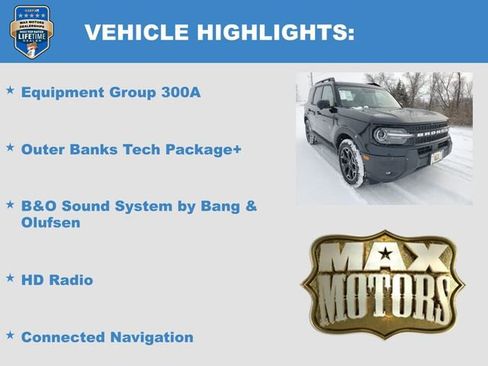 Certified 2025 Ford Bronco Sport Outer Banks w/ Outer Banks Tech Package+ image 5