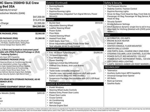 Certified 2020 GMC Sierra 2500 SLE w/ SLE Value Package; AWD/4WD image 2