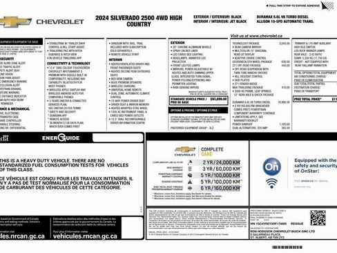 Used 2024 Chevrolet Silverado 2500 High Country w/ Technology Package image 4