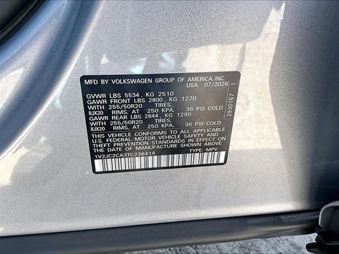 New 2026 Volkswagen Atlas Cross Sport SE FWD image 21