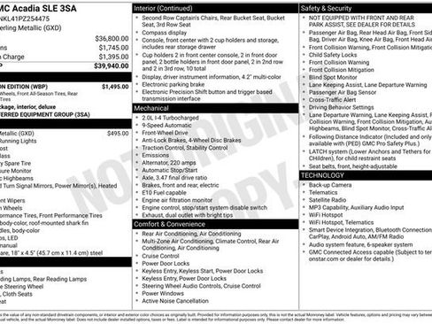 Used 2023 GMC Acadia SLE w/ Elevation Edition FWD image 7