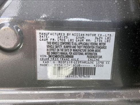 New 2025 Nissan Versa S w/ Trunk Package image 17