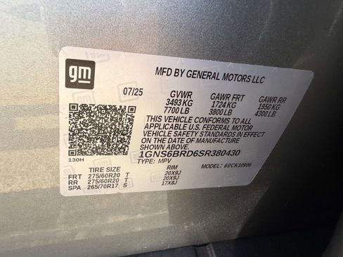 Certified 2025 Chevrolet Suburban LS AWD/4WD image 16