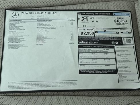 New 2026 Mercedes-Benz GLS 450 4MATIC image 37
