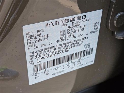 New 2026 Ford Explorer Tremor w/ Tremor Convenience Package image 18