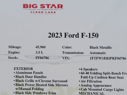 Used 2023 Ford F150 XLT image 31
