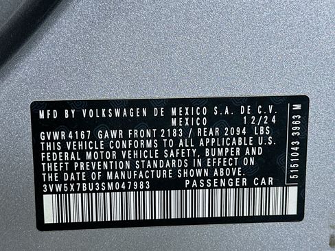 Used 2025 Volkswagen Jetta S FWD image 12