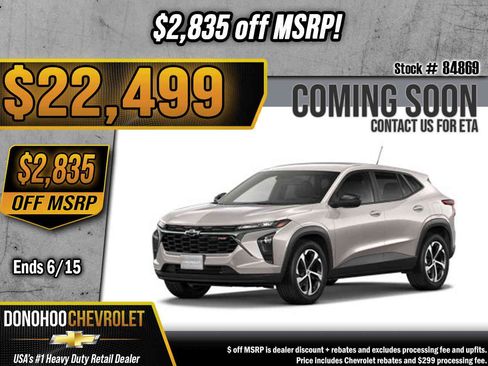 New 2026 Chevrolet Trax RS FWD image 1