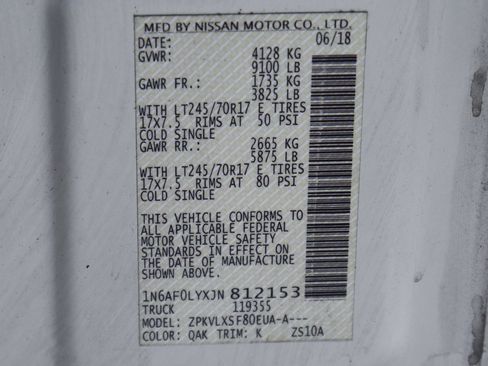 Used 2018 Nissan NV 2500 SV w/ Navigation Package image 42