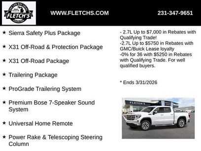 New 2026 GMC Sierra 1500 SLT w/ SLT Premium Plus Package