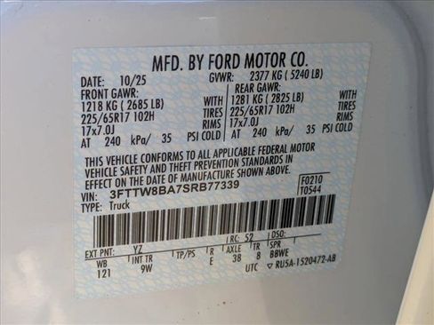 New 2025 Ford Maverick XL w/ Equipment Group 102A image 25