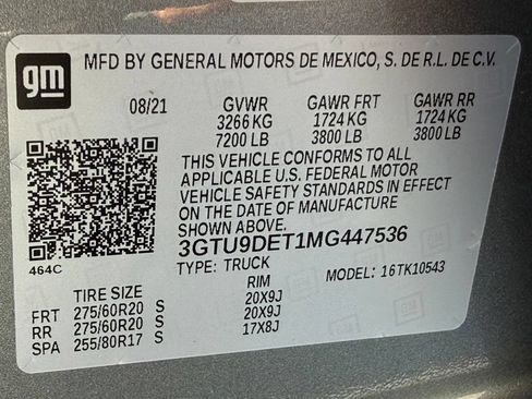 Used 2021 GMC Sierra 1500 SLT AWD/4WD image 46