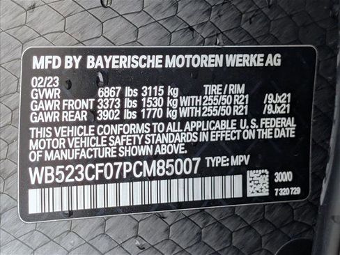 Certified 2023 BMW iX xDrive50 AWD/4WD image 20