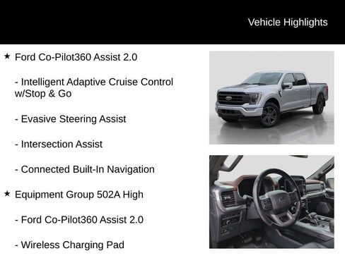 Certified 2023 Ford F150 Lariat w/ Equipment Group 502A High image 6