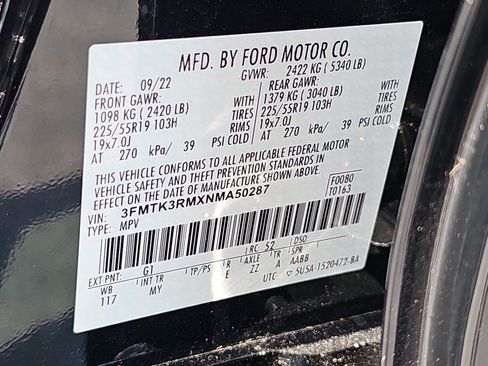 Used 2022 Ford Mustang Mach-E Premium RWD image 35
