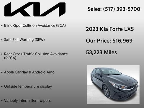 Used 2023 Kia Forte LXS w/ LXS Technology Package image 17